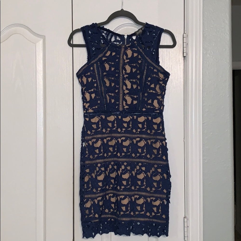Blue Lace Dress